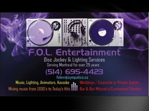 FOL Entertainment | 2685 Rue des Amarantes, Vaudreuil-Dorion, QC J7V 0E7, Canada | Phone: (514) 695-4423