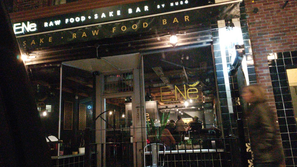 ENe Raw Food and Sake Bar | 737 Pandora Ave, Victoria, BC V8W 1N9, Canada | Phone: (778) 433-0363