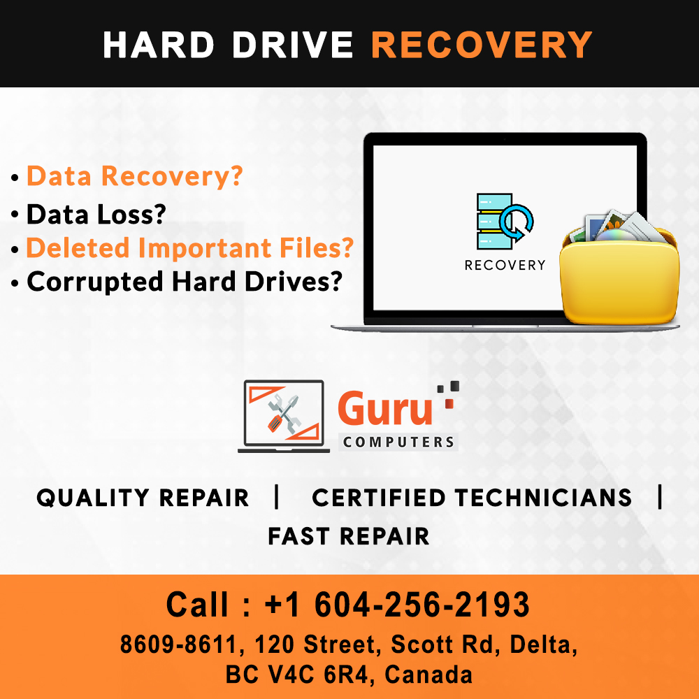 Guru Computers Delta - MacBook Repair - Computer Repair Delta and Surrey - Laptop Repair & iMac Repair | 8609-8611, 120 Street, Scott Rd, Delta, BC V4C 6R4, Canada | Phone: (604) 256-2193