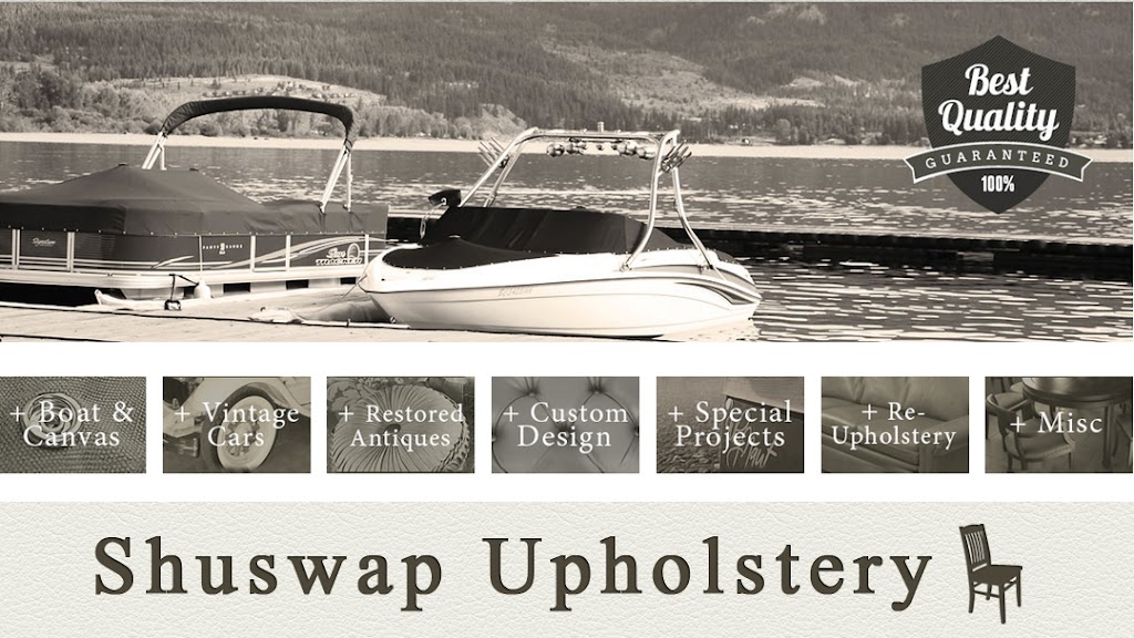 Shuswap Upholstery | 2608 Airstrip Rd, Anglemont, BC V0E 1M8, Canada | Phone: (250) 955-0540