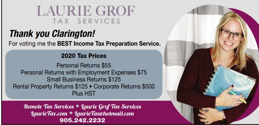 Laurie Grof Tax Service | 900 Stewart Line, Cavan, ON L0A 1C0, Canada | Phone: (905) 242-2232
