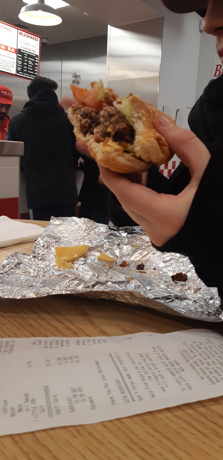 Five Guys | 1840 8 St E, Saskatoon, SK S7H 0T6, Canada | Phone: (306) 373-5555