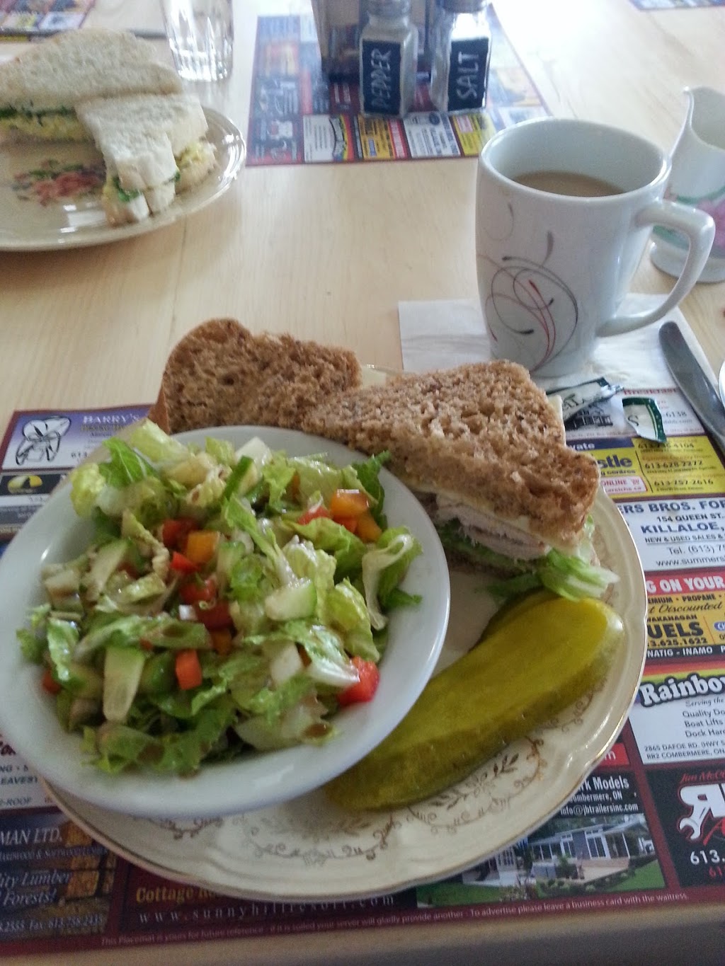 The Old School Cafe, Laundry & Greenhouses | 3 Meadowlark Rd, Combermere, ON K0J 1L0, Canada | Phone: (613) 756-9729