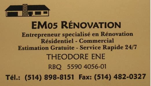 EM05 Renovation | 463 Boulevard Salaberry N, Châteauguay, QC J6J 4M2, Canada | Phone: (514) 898-8151