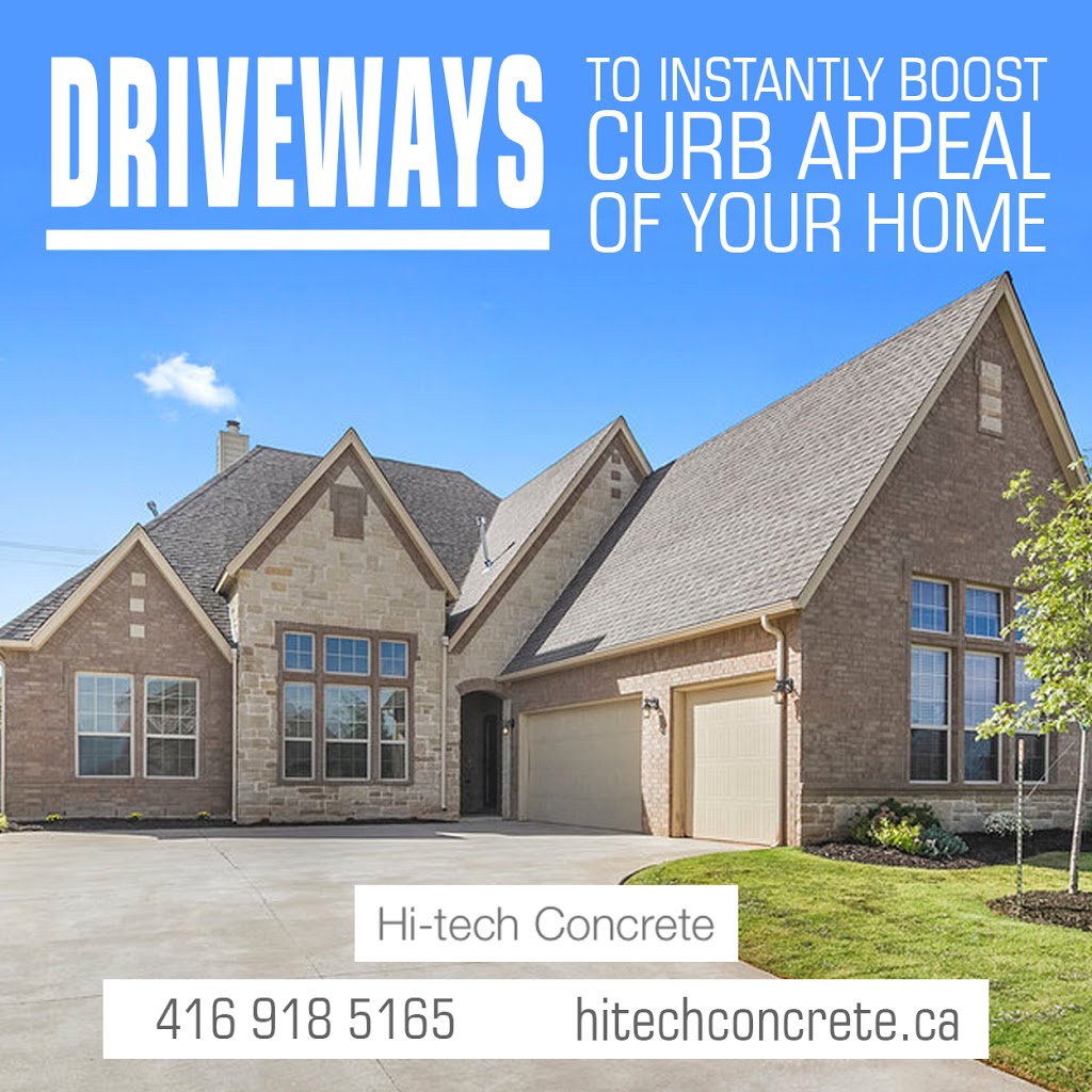 Hitech Concrete Driveway & Walkway Solutions | 54 Bramsteele Rd #17, Brampton, ON L6W 3M6, Canada | Phone: (416) 918-5165