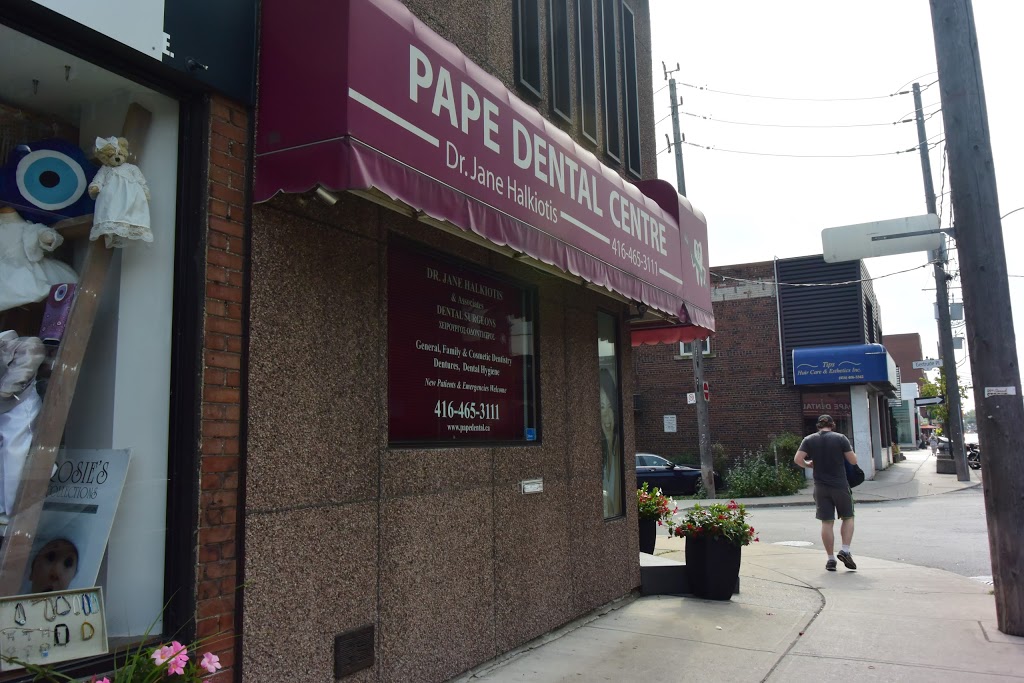 Pape Dental Ctr | 759 Pape Ave, Toronto, ON M4K 3T2, Canada | Phone: (416) 465-3111