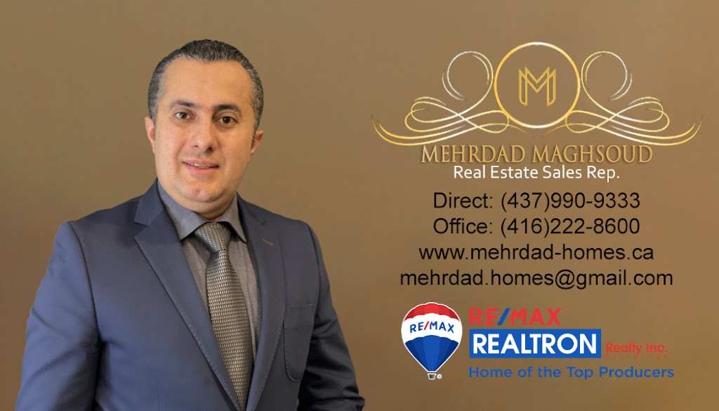 Mehrdad Maghsoud | 35 Pine Bough Manor, Richmond Hill, ON L4S 1A6, Canada | Phone: (437) 990-9333