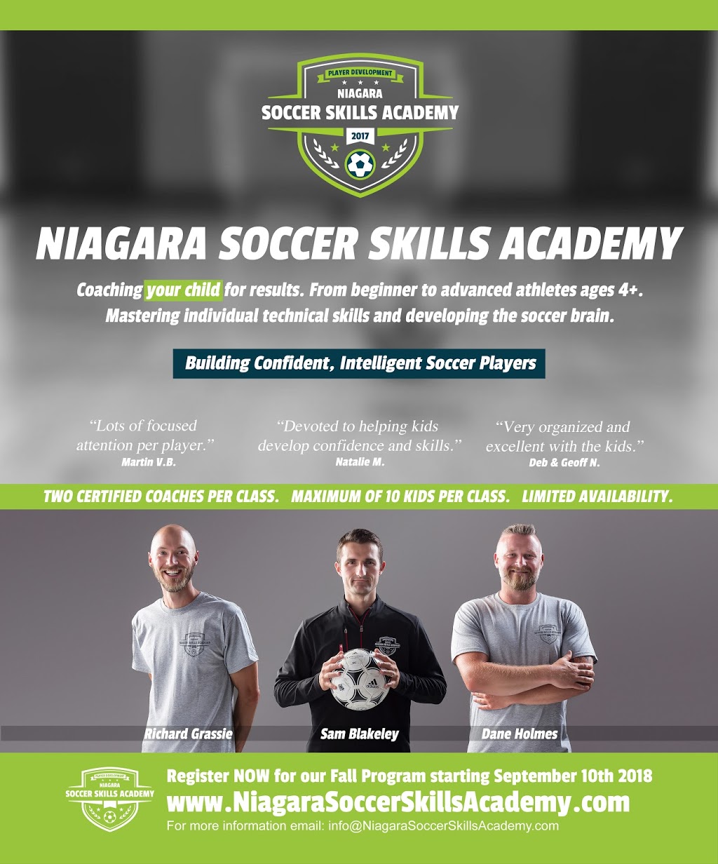 Niagara Soccer Skills Academy | 5720 Dorchester Rd, Niagara Falls, ON L2G 5S3, Canada | Phone: (905) 380-2530