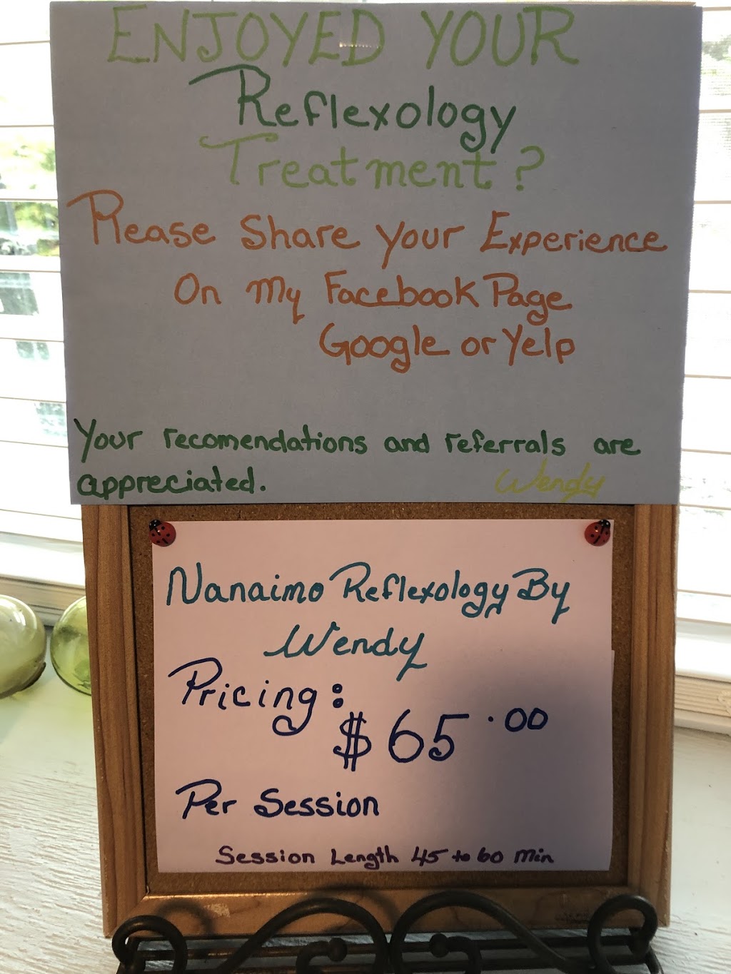 Nanaimo Reflexology By Wendy | 1005 Bruce Ave, Nanaimo, BC V9R 4A7, Canada | Phone: (250) 619-3540