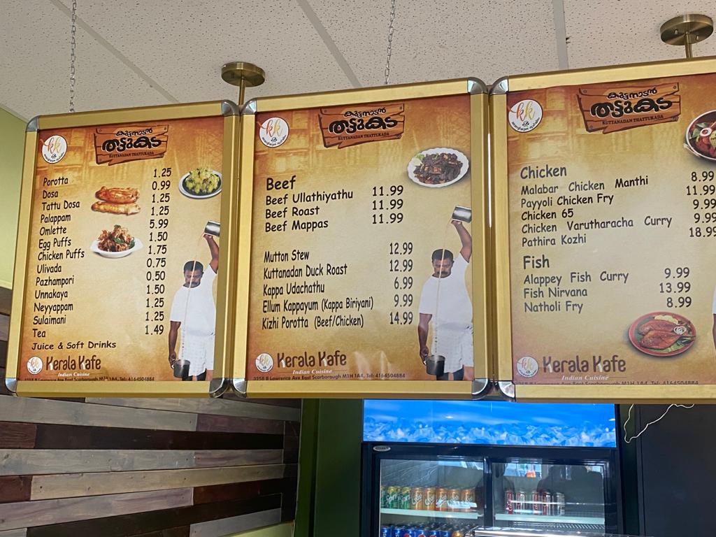 Kerala Kafe Indian Cuisine | 3258 Lawrence Ave E, Scarborough, ON M1H 1A4, Canada | Phone: (416) 450-4884