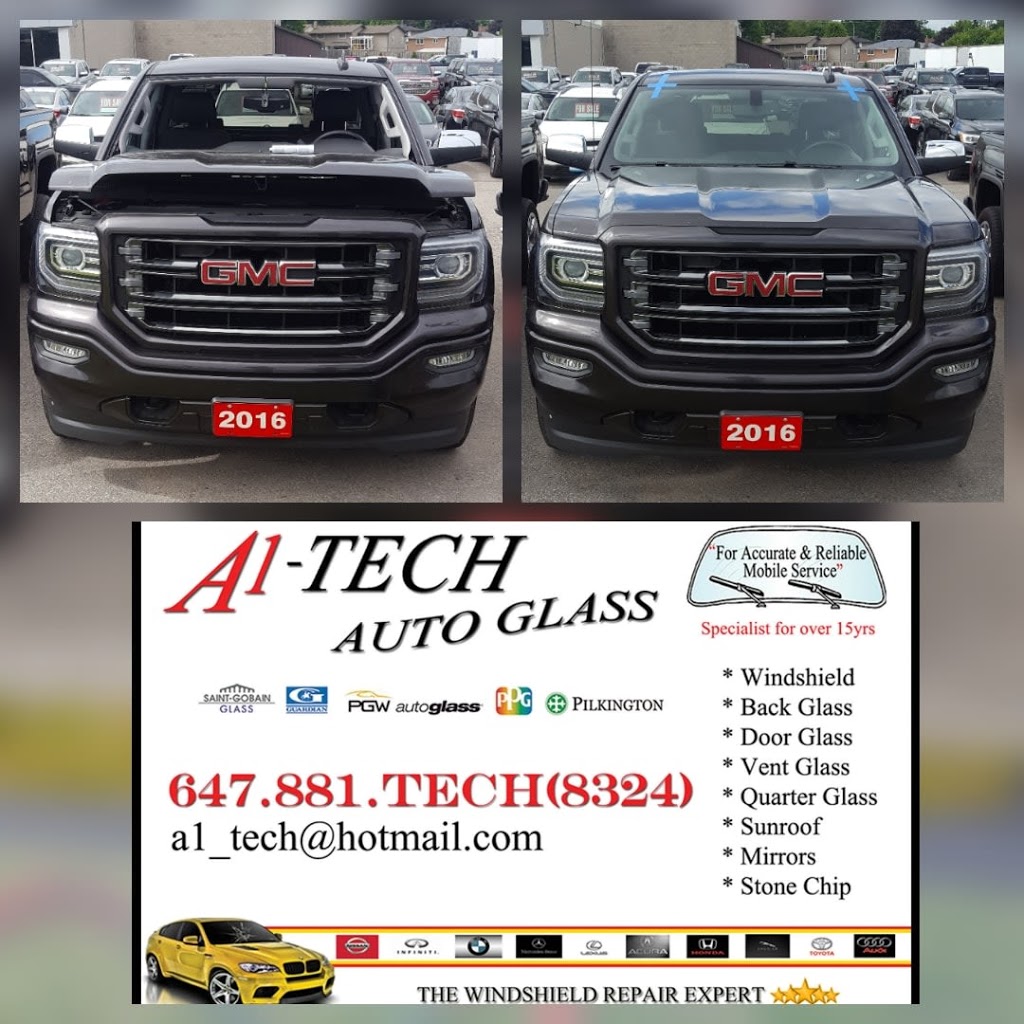 A1-Tech Auto Glass | Melford Dr, Toronto, ON M1B 1Y9, Canada | Phone: (647) 881-8324