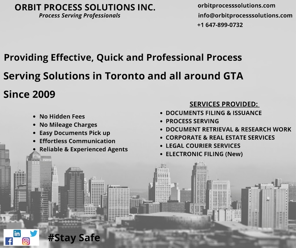 ORBIT PROCESS SOLUTIONS INC. | 16 Rutherford Rd S Unit 203, Brampton, ON L6W 3J1, Canada | Phone: (647) 899-0732