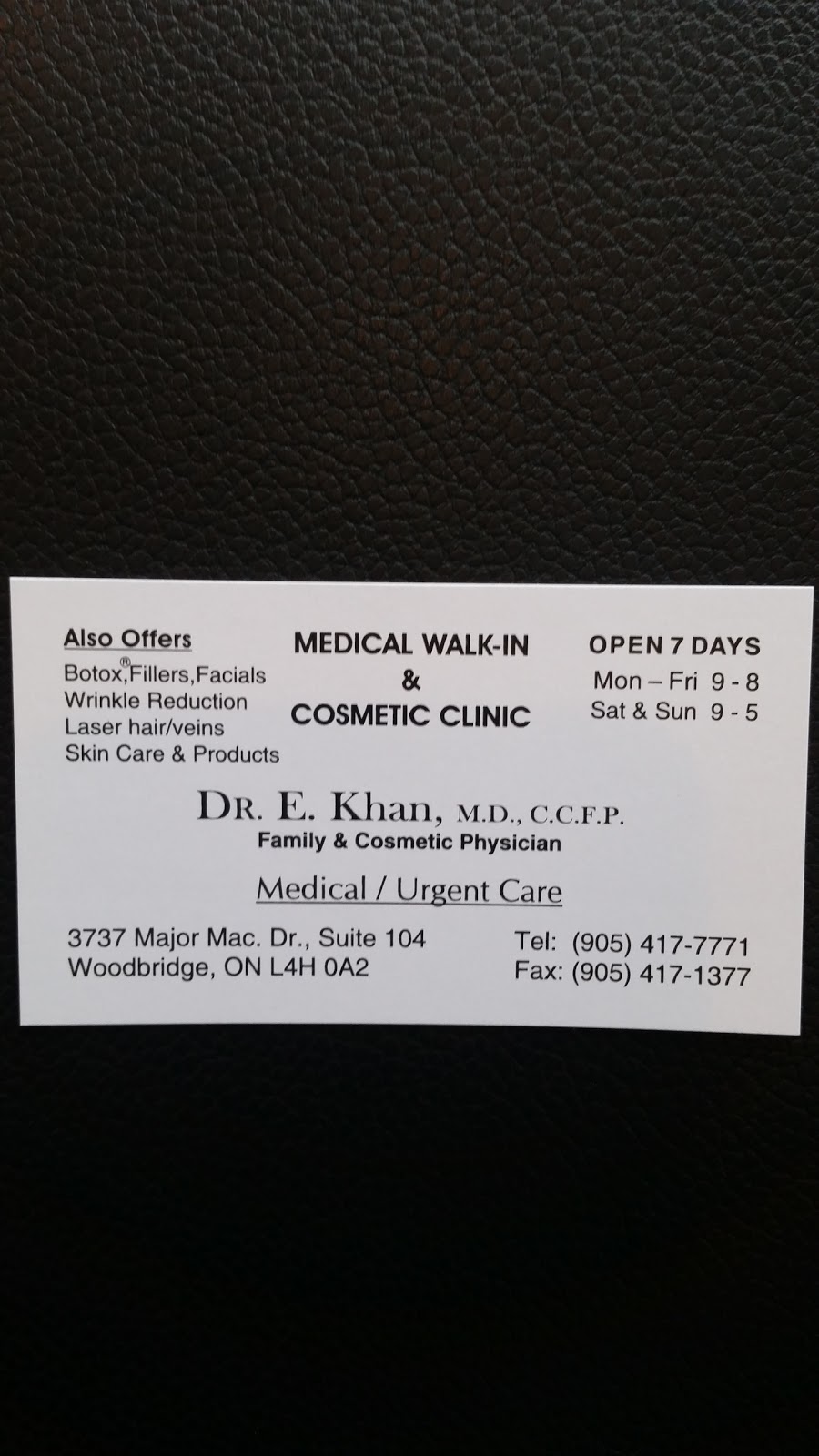 Vellore Medical Cosmetic Clinic | 3737 Major MacKenzie Dr W #104, Woodbridge, ON L4H 0A2, Canada | Phone: (905) 417-7771