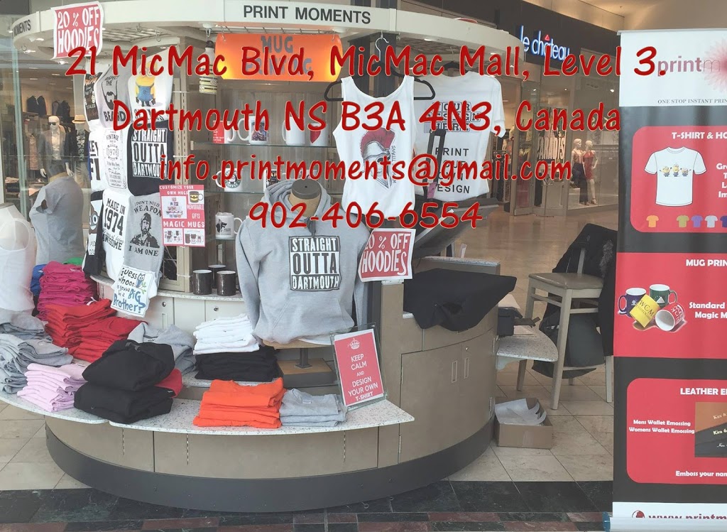 Printmoments | 21 MicMac Blvd, MicMac Mall level 3, Dartmouth, NS B3A 4N3, Canada | Phone: (902) 406-6554