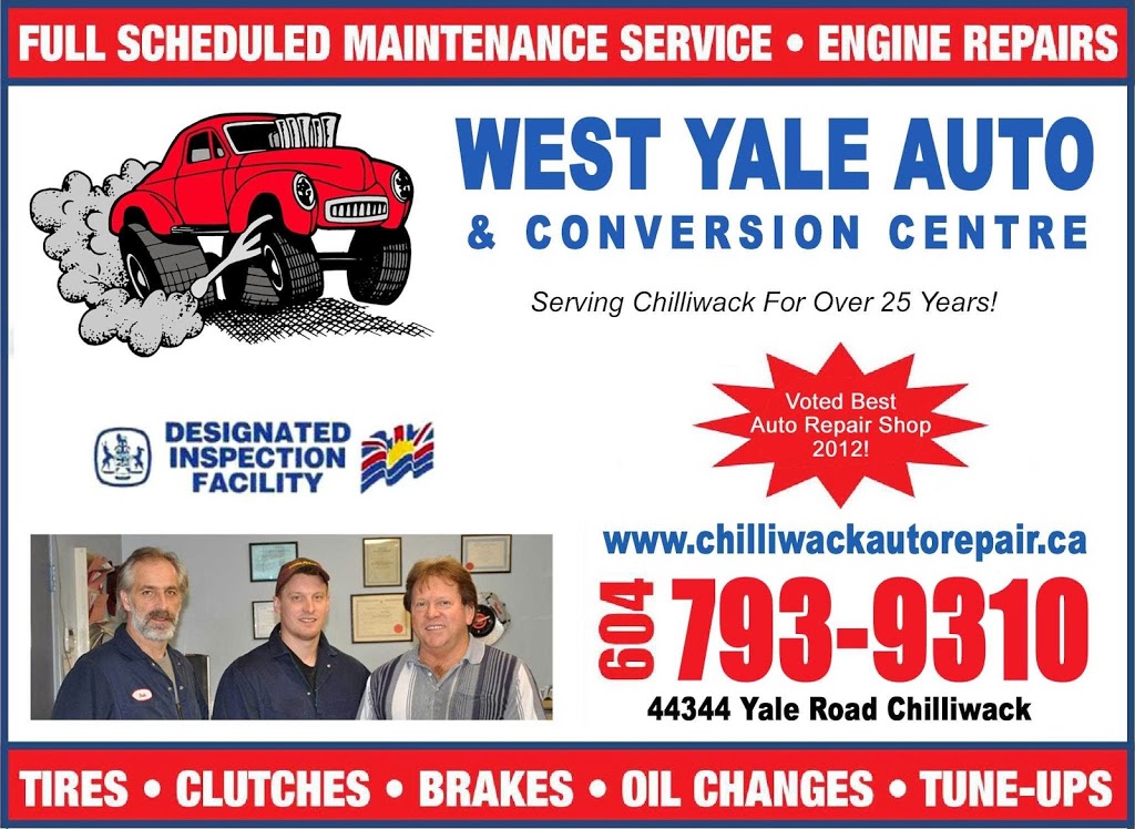 West Yale Auto & Conversion | 44344 Yale Rd, Chilliwack, BC V2R 4H1, Canada | Phone: (604) 793-9310