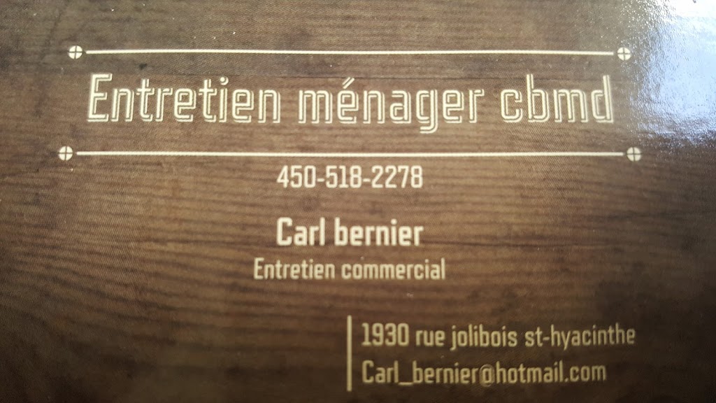 Entretien ménager cbmd | 1930 Rue Jolibois, Saint-Hyacinthe, QC J2T 1J2, Canada | Phone: (450) 518-2278