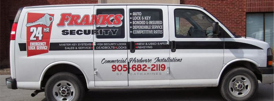 Franks Security | 32 Westbury Dr, St. Catharines, ON L2S 3V1, Canada | Phone: (905) 682-2119