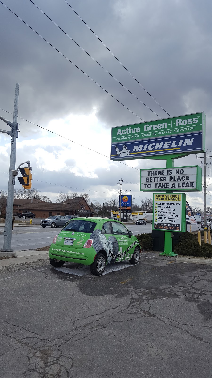 Active Green+Ross Tire & Automotive Centre | South of HWY 403, 61 King George Rd, Brantford, ON N3R 5K2, Canada | Phone: (519) 759-4220