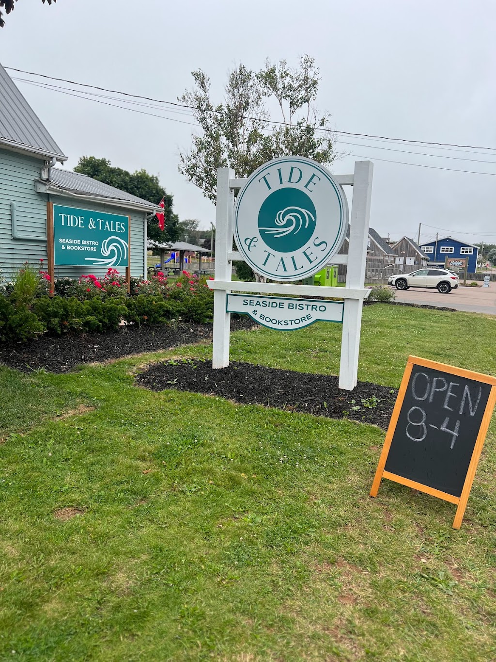 Tide & Tales Bistro and Bookstore | 32 Harbourview Dr, North Rustico, PE C0A 1X0, Canada | Phone: (902) 963-3212