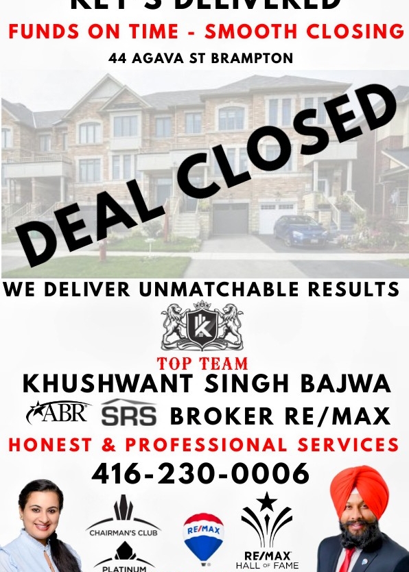 RE/MAX Top Team Khushwant Singh Bajwa Broker | 110 Burnhamthorpe Rd E, Oakville, ON L6H 7C8, Canada | Phone: (416) 230-0006