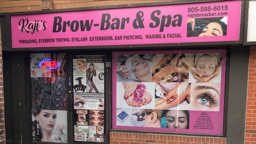 RAJIS BROW-BAR & SPA | 2700 Kipling Ave #10, Etobicoke, ON M9V 4P2, Canada | Phone: (905) 598-6015