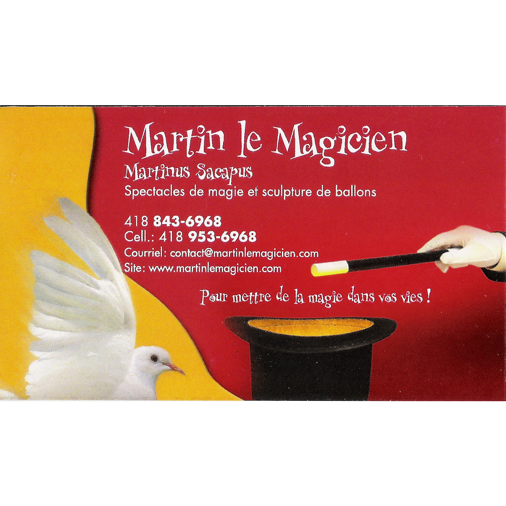 Martin le Magicien | 12950 Rue du Glorieux, Québec, QC G2A 3R5, Canada | Phone: (418) 953-6968