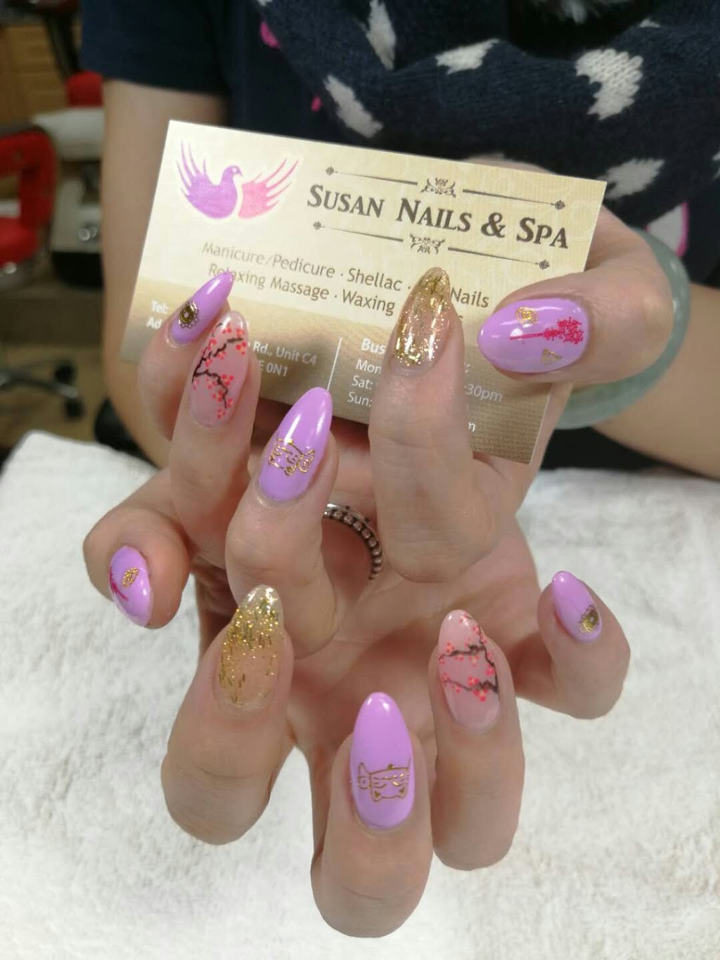 Susan Nails & Spa | 9418 Markham Rd, Markham, ON L6E 0N1, Canada | Phone: (905) 294-1118