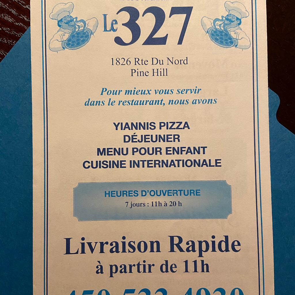 Restaurant Le 327 Pizzeria | 1826 Route du N, Brownsburg, QC J8G 1E1, Canada | Phone: (450) 533-4930