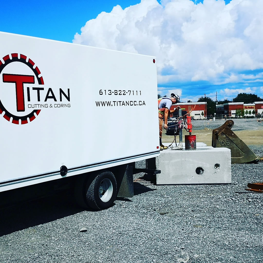 Titan Concrete Cutting and Coring | 2479 Del Zotto Ave Unit #3, Gloucester, ON K1T 3V6, Canada | Phone: (613) 822-7111