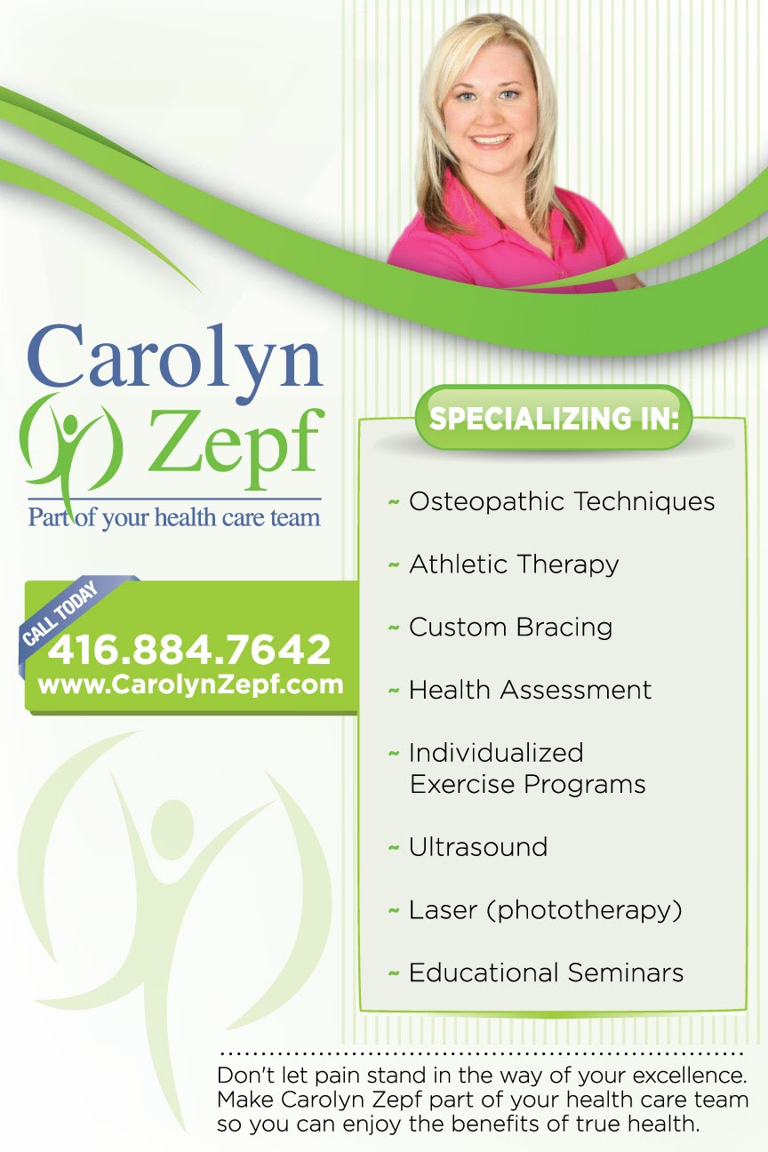 Carolyn Zepf part of your health care team | 2969 Bloor St W, Etobicoke, ON M8X 1B8, Canada | Phone: (416) 884-7642