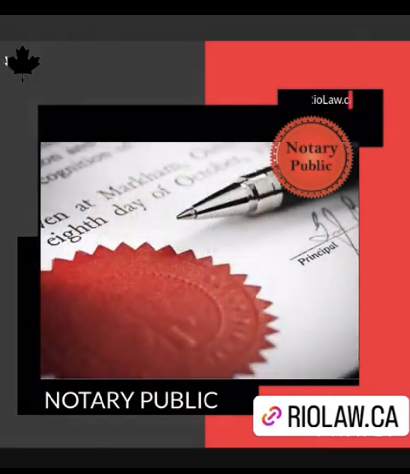 Riolaw Notary & Legal Services Provider | 7030 Woodbine Ave Unit # 500, Markham, ON L3R 6G2, Canada | Phone: (647) 848-4343