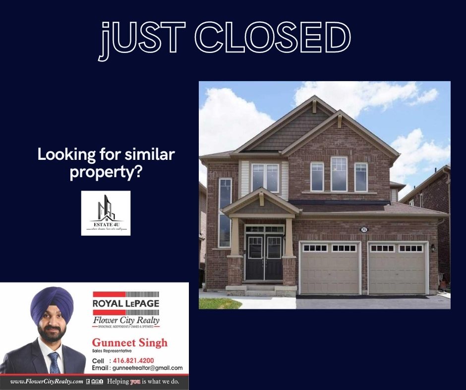 Estate4U | 25 Divers Rd, Brampton, ON L7A 5C8, Canada | Phone: (416) 821-4200