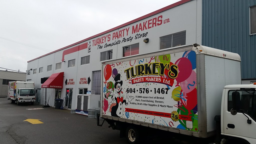 Turkeys Party Makers Ltd | 17950 55 Ave, Surrey, BC V3S 6C8, Canada | Phone: (604) 576-1467