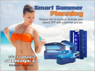 Sun Magic Tanning and Beauty Spa | 645 Westmount Rd E Unit 3, Kitchener, ON N2E 3S3, Canada | Phone: (519) 579-7433