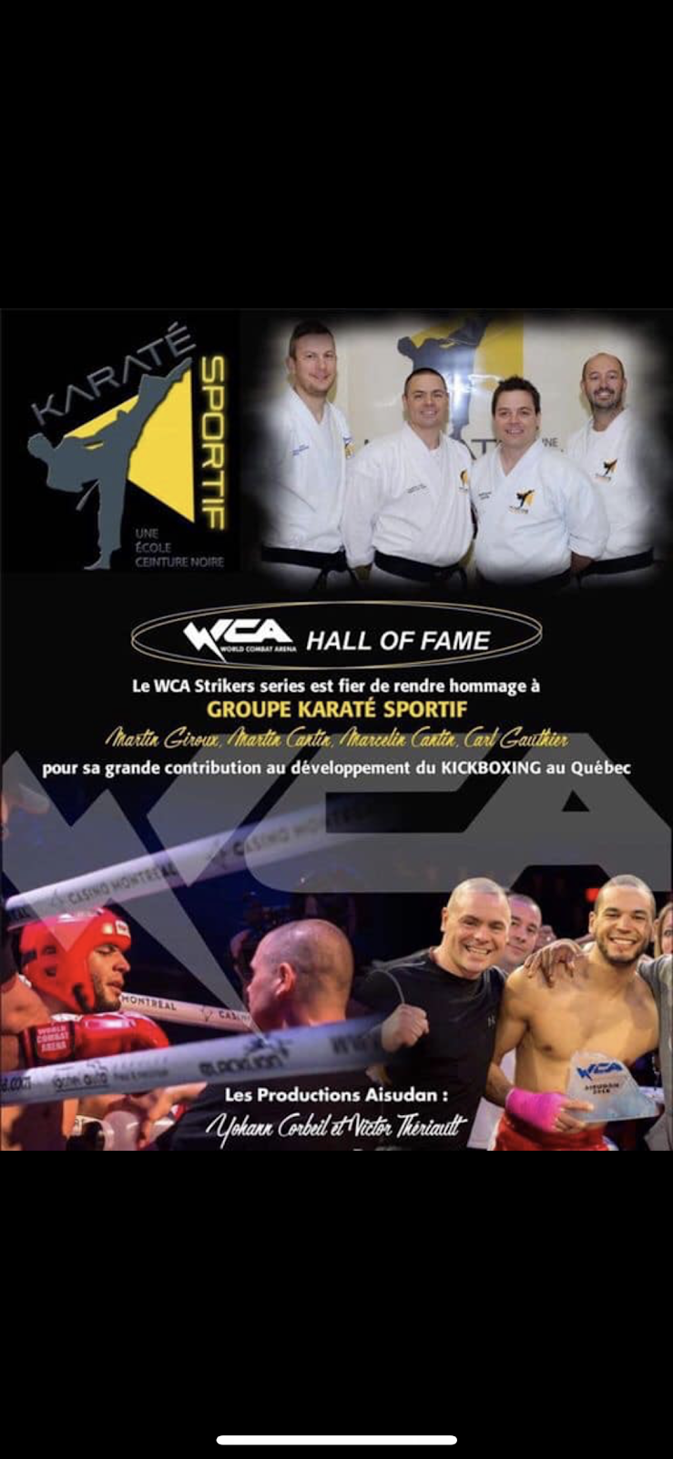 Karate Sportif St-Augustin / Mirabel | 15 582 Rue de Saint Augustin, Mirabel, QC J7N 1X6, Canada | Phone: (877) 687-8064