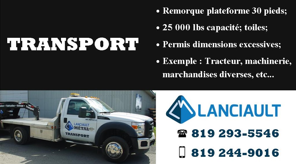 Lanciault Transport inc. | 660 QC-132, Nicolet, QC J3T 1T5, Canada | Phone: (819) 293-5546