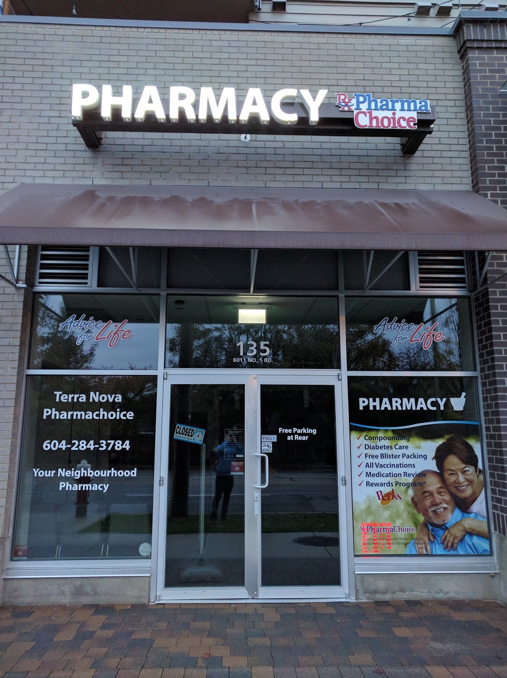 Terra Nova Pharmachoice Pharmacy | 6011 No 1 Rd #135, Richmond, BC V7C 1T4, Canada | Phone: (604) 284-3784