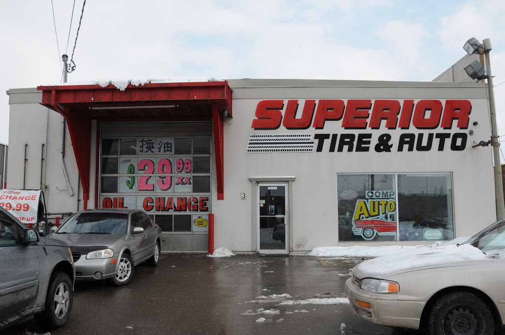 Superior Tire & Auto | 3 Laidlaw Blvd, Markham, ON L3P 1W5, Canada | Phone: (905) 471-3477