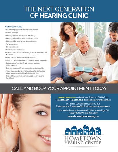 Hometown Hearing Centres | 221 Brant Ave, Brantford, ON N3T 3J3, Canada | Phone: (519) 753-4327