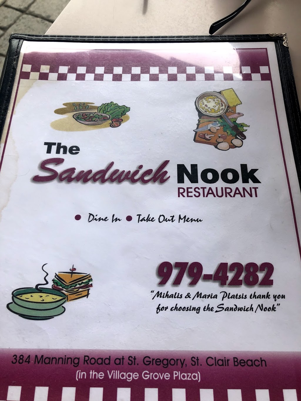 Sandwich Nook | 384 Manning Rd, Windsor, ON N8N 4W5, Canada | Phone: (519) 979-4282