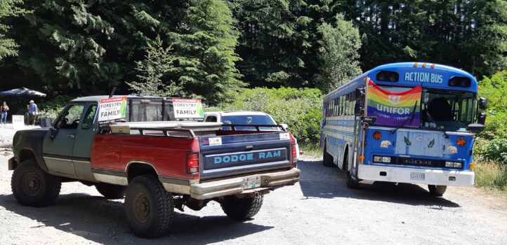 Fairy Creek Blockade HQ | Pacific Marine Rd, Port Renfrew, BC V0S 1K0, Canada | Phone: (250) 387-1715