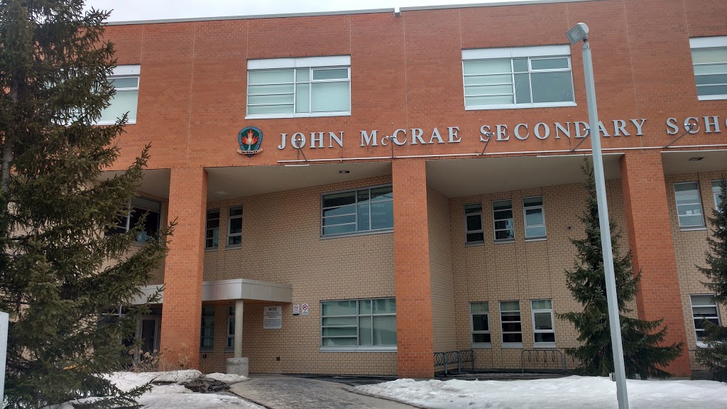 John McCrae Secondary School | 103 Malvern Dr, Nepean, ON K2J 4T2, Canada | Phone: (613) 823-0367