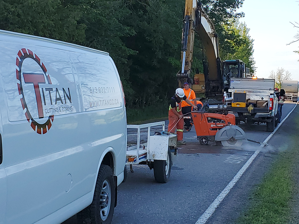 Titan Concrete Cutting and Coring | 2479 Del Zotto Ave Unit #3, Gloucester, ON K1T 3V6, Canada | Phone: (613) 822-7111