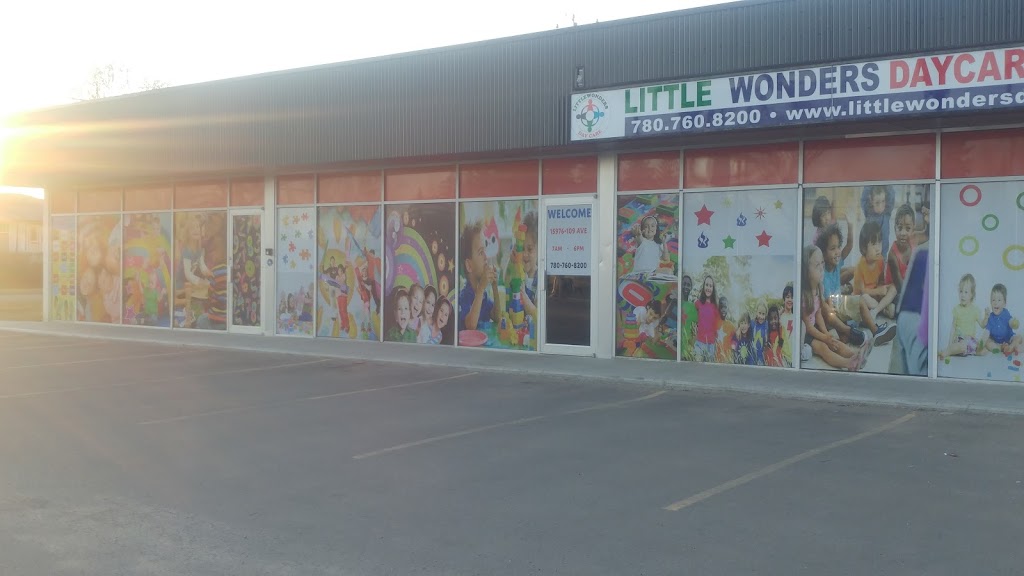Little Wonders Daycare Inc. | 15976 109 Ave NW, Edmonton, AB T5P 1B7, Canada | Phone: (780) 760-8200