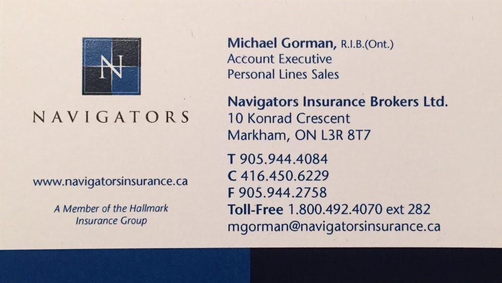 Navigators Insurance | 10 Konrad Crescent, Markham, ON L3R 8T7, Canada | Phone: (877) 477-7702