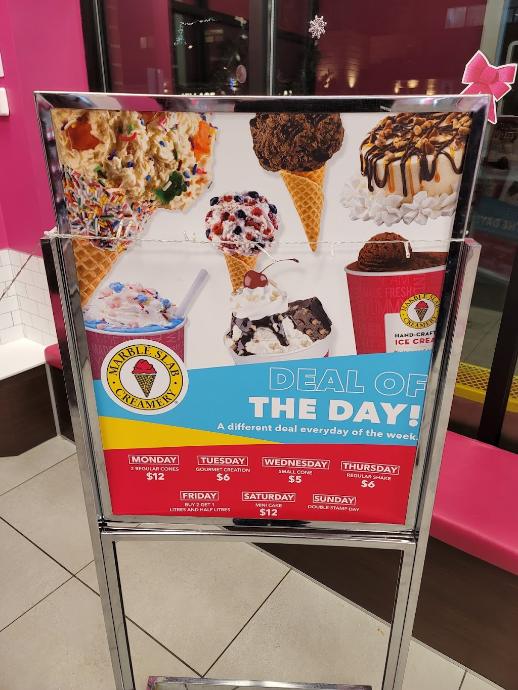 Marble Slab Creamery | 114 Mahogany Centre SE, Calgary, AB T3M 2V6, Canada | Phone: (587) 620-9985