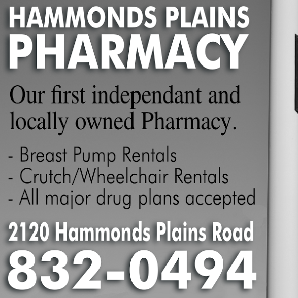 PharmaChoice Hammonds Plains | 2120 Hammonds Plains Rd, Hammonds Plains, NS B4B 1P3, Canada | Phone: (902) 832-0494