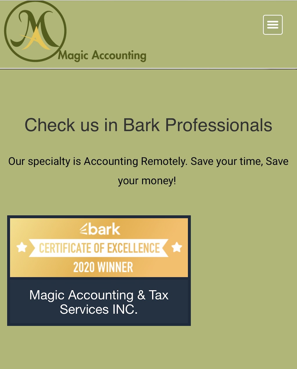 Magic Accounting & Tax Services | 32 Eagle Peak Dr, Richmond Hill, ON L4S 2W3, Canada | Phone: (647) 847-4909