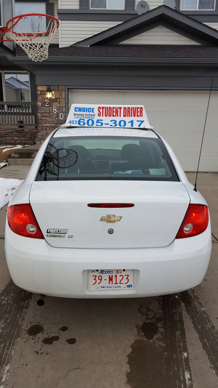 Choice Driving School Chestermere | 280 Hawkmere View, Chestermere, AB T1X 1T7, Canada | Phone: (403) 605-3017