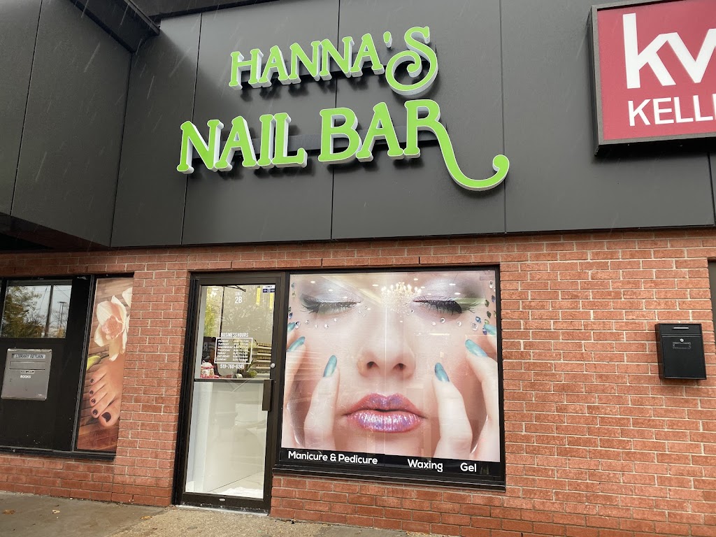 Hannas Nail Bar | 650 Scottsdale Dr Suite 2B, Guelph, ON N1G 3M2, Canada | Phone: (519) 760-6245